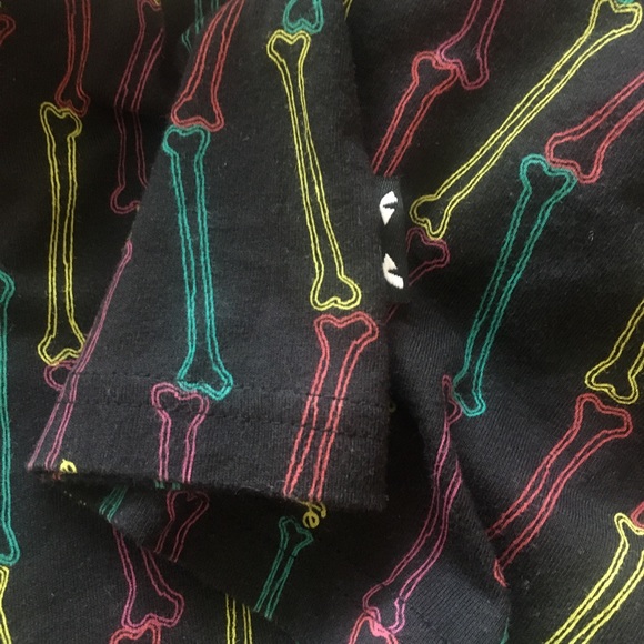 Emily the Strange Black Bone Print Tank Top, S - Picture 11 of 11